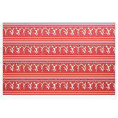 Rotes und weißes gestreiftes Cheerleading oder Pom Stoff (Fat Quarter (45,7 x 55,9 cm))