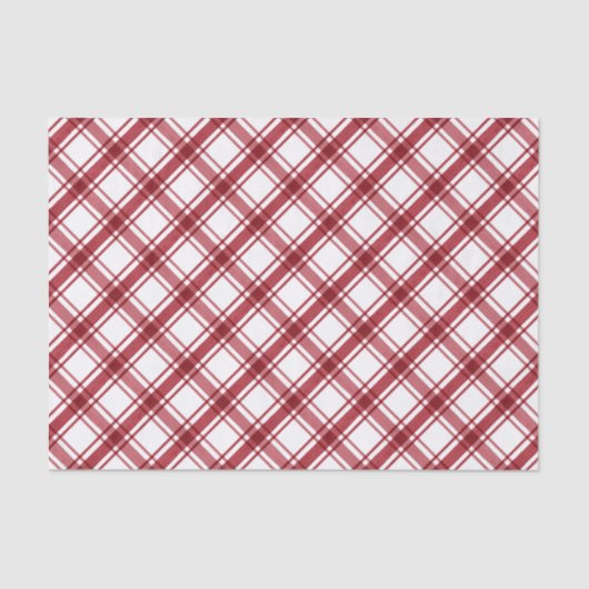 Rotes und weißes Gewebe Seidenpapier (Vorderseite)