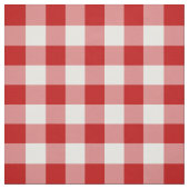 Rotes und weißes Gingham-Muster-Gewebe Stoff (Muster)