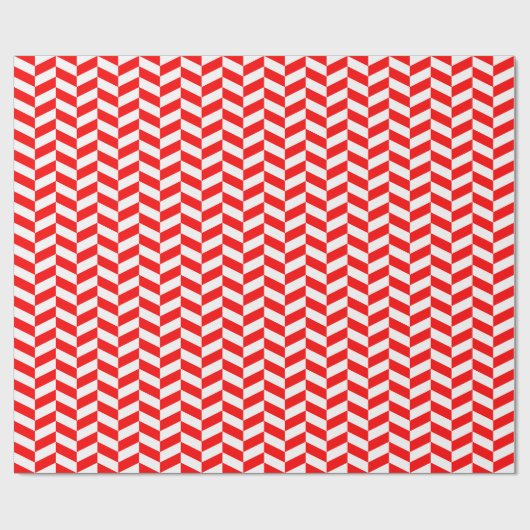 Rotes und Weißes Karton Geschenkpapier (Flach)