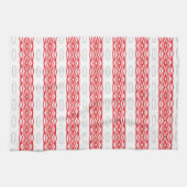 Rotes und weißes Küchentuch (Horizontal)