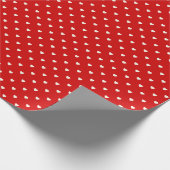 Rotes und weißes Papier Geschenkpapier (Ecke)