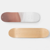 rotes und weißes PhotoSkateboard abstrakt Skateboard (Horizontal)