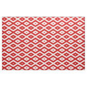 Rotes und weißes Rautenmuster Stoff (Fat Quarter (45,7 x 55,9 cm))