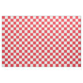 Rotes und weißes Schachbrettmuster Stoff (Yard (91,4 cm))