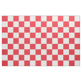 Rotes und weißes Schachbrettmuster Stoff (Fat Quarter (45,7 x 55,9 cm))
