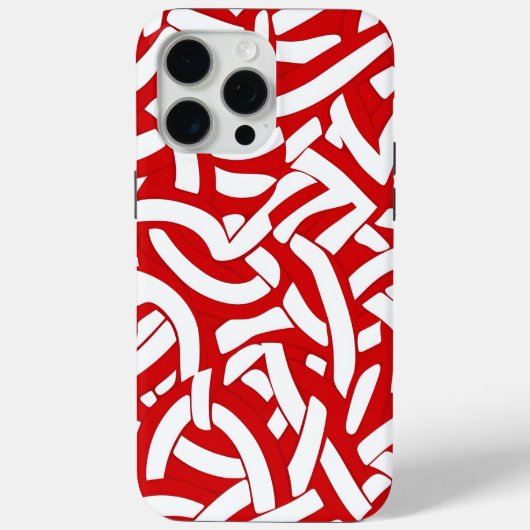 💫 rotes und weißes spiralförmiges 🎨 Case-Mate iPhone hülle (Rückseite)