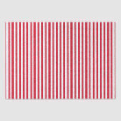 Rotes und weißes Streifenpapier Seidenpapier (Vorderseite)