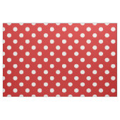 Rotes und weißes Tupfen-Muster Stoff (Fat Quarter (45,7 x 55,9 cm))