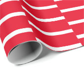 Rotes und weißes verschachteltes Papier Geschenkpapier (Rolleneckpunkt)