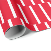 Rotes und weißes verschachteltes Papier Geschenkpapier (Rolleneckpunkt)