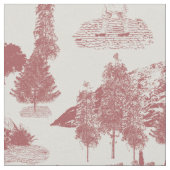 Rotes und weißes Weihnachtswunder 15" Stoff (Nahaufnahme)