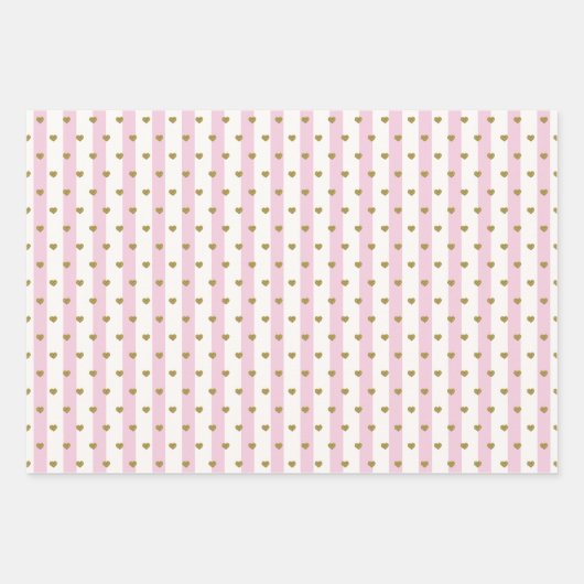 Rotes Valentinstag Geschenkpapier Set (Vorderseite 2)