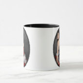 Rotes Velvet Corset Tasse (Zentrum)