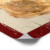 Rotes Velvet Poster (Ecke)