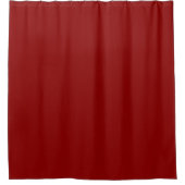 Rotes Velvet, Solid Color | Classic | elegant Duschvorhang (Vorderseite)