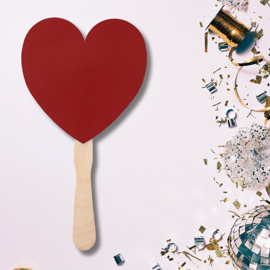 Rotes Velvet, Solid Color | Classic | elegant Fächer