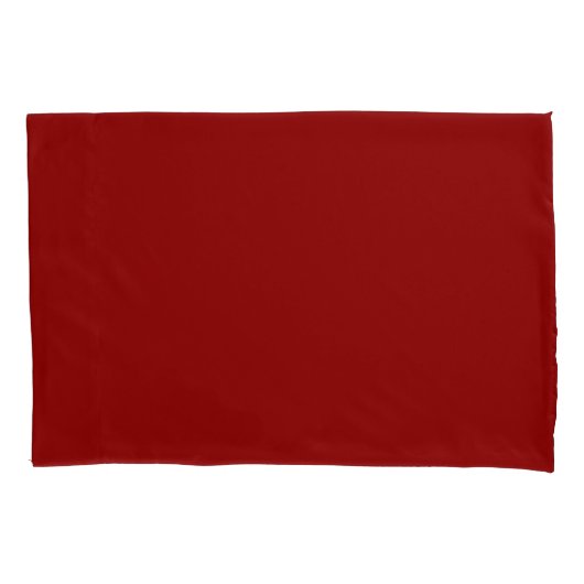 Rotes Velvet, Solid Color | Classic | elegant Kissenbezug (Vorderseite)