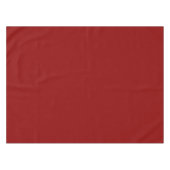 Rotes Velvet, Solid Color | Classic | elegant Tischdecke (Vorderseite (Horizontal))