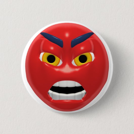 rotes verärgertes button (Vorderseite)