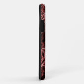 Rotes verflochtenes Netz aus rustikalem und gezoge Case-Mate iPhone Hülle (Hinten/Rechts)