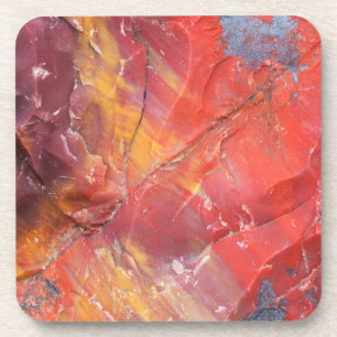Rotes versteinertes Holzdetail, Arizona Untersetzer