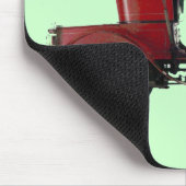 ROTES VINTAGAUTO, KLASSISCHES AUTOMOTIVES Grün Mousepad (Ecke)