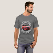 Rotes Vintage-Auto T-Shirt (Vorne ganz)