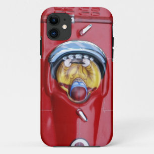 Rotes vintage Blechspielzeug-Rennauto Case-Mate iPhone Hülle