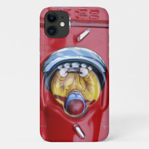 Rotes vintage Blechspielzeug-Rennauto Case-Mate iPhone Hülle