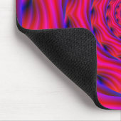 Rotes Violett und Blauer Spiral Mousepad (Ecke)