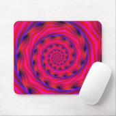 Rotes Violett und Blauer Spiral Mousepad (Mit Mouse)