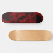 Rotes Virusmuster Skateboard (Horizontal)
