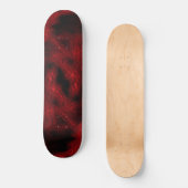 Rotes Virusmuster Skateboard (Vorderseite)