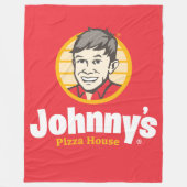 Rotes Vlies Fleecedecke (Vorderseite)