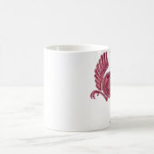 Rotes Vogelglas Kaffeetasse (Mittel)