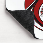 Rotes Wal-Totem Mousepad (Ecke)