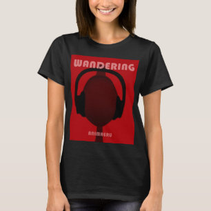 Rotes Wanderalbumcover T-Shirt
