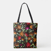 Rotes Wasser - Blume 3 Tasche (Rückseite)