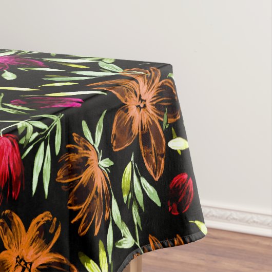 Rotes Wasser - Blume 3 Tischdecke (Beispiel)