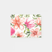 Rotes Wasser - Blume 5 Post-it Klebezettel (Vorderseite)