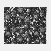 Rotes Wasser - Blume 7 Fleecedecke (Vorderseite (Horizontal))