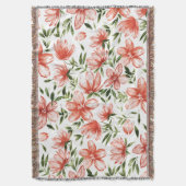 Rotes Wasser - Blume Decke (Vorderseite Vertikal)