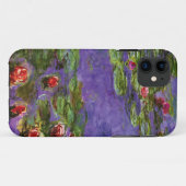 Rotes Wasser-Lilien-Claude Monet-schöne Kunst Case-Mate iPhone Hülle (Rückseite (Horizontal))