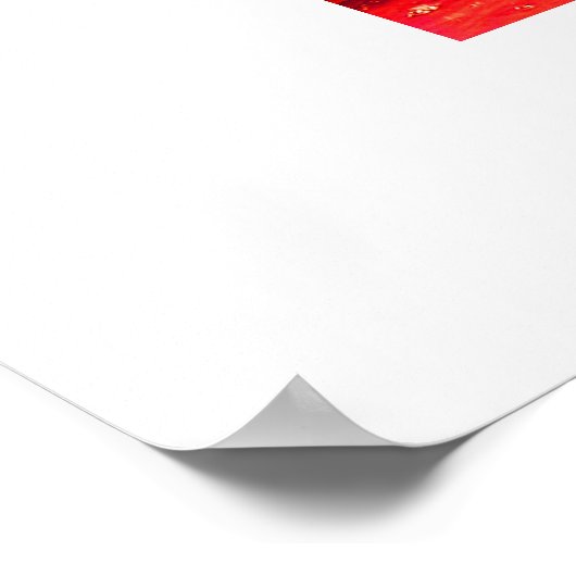 Rotes Wasser Poster (Ecke)