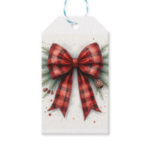 Rotes Wasserfarben-Weihnachtsband