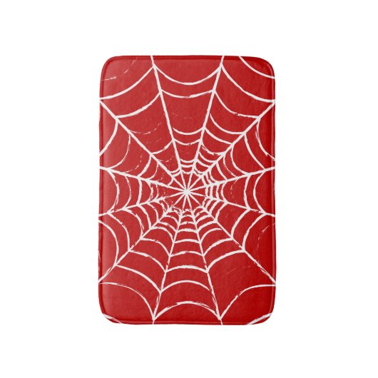 Rotes Web Badematte (Vorderseite Vertikal)