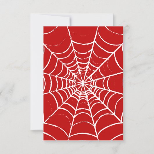 Rotes Web Dankeskarte (Vorderseite)