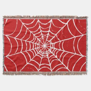 Rotes Web Decke