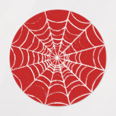 Rotes Web Etiketten (Design 1)